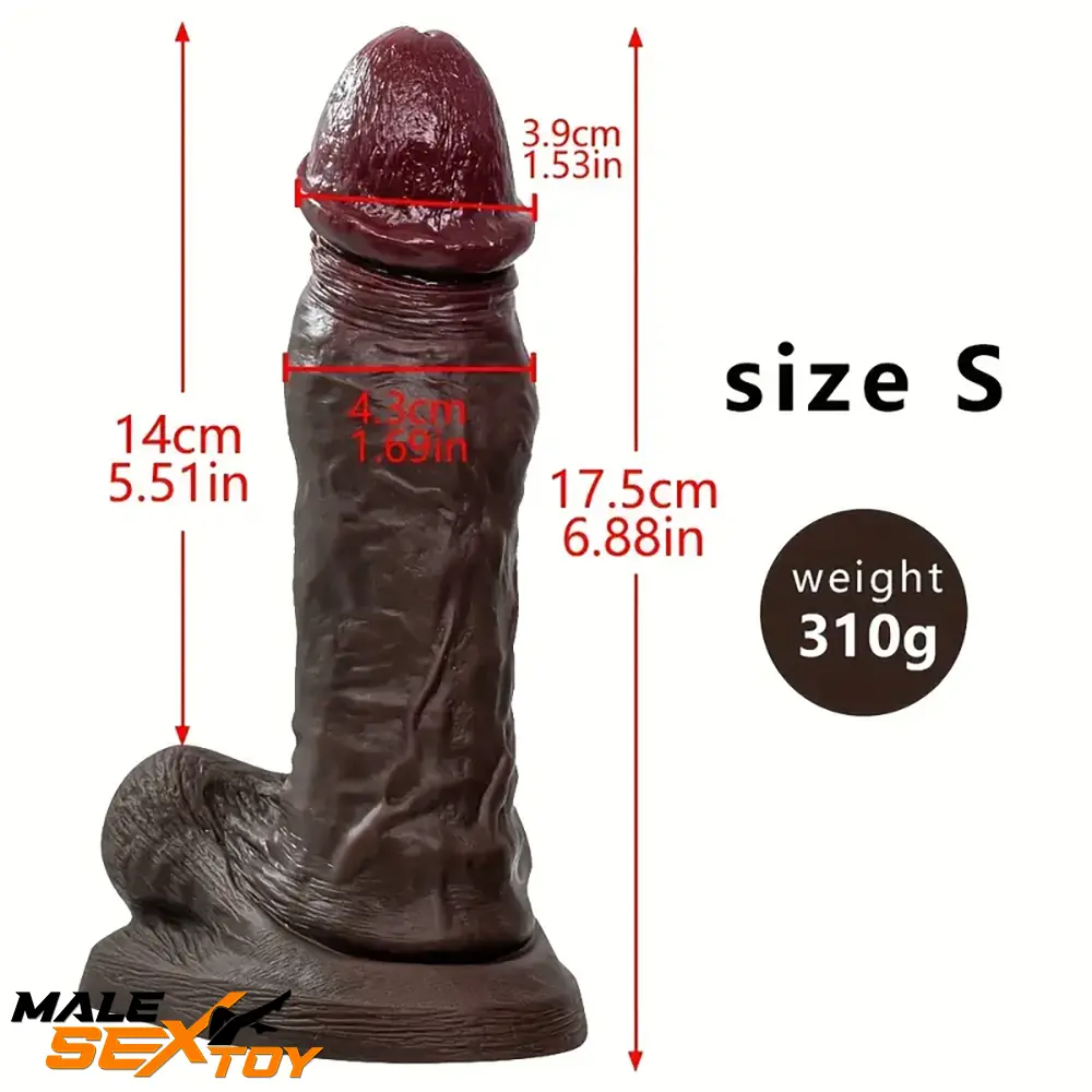 6.88in 9.64in 11.22in Realistic Big G-Spot Silicone Dildo Sex Toy Male Sex Toy