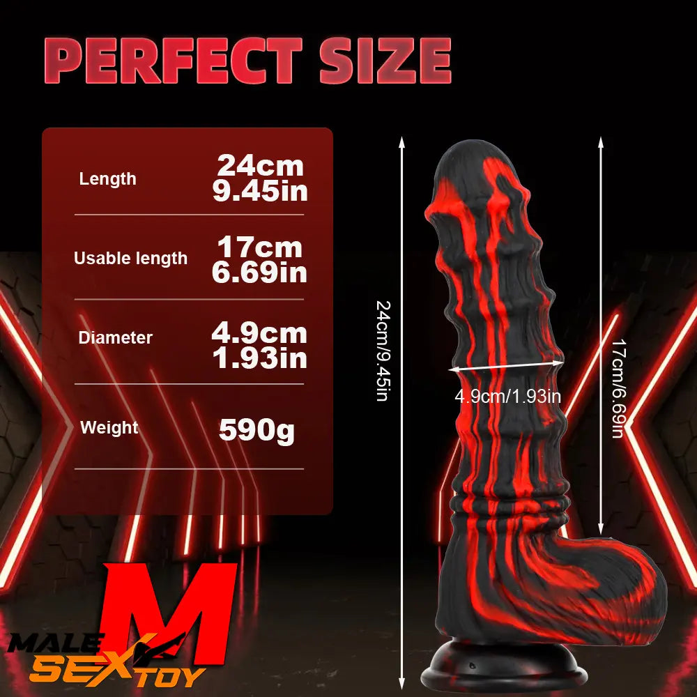 8.27in 9.45in 10.83in Silicone Soft Big Animal Horse Odd Penis Dildo Male Sex Toy