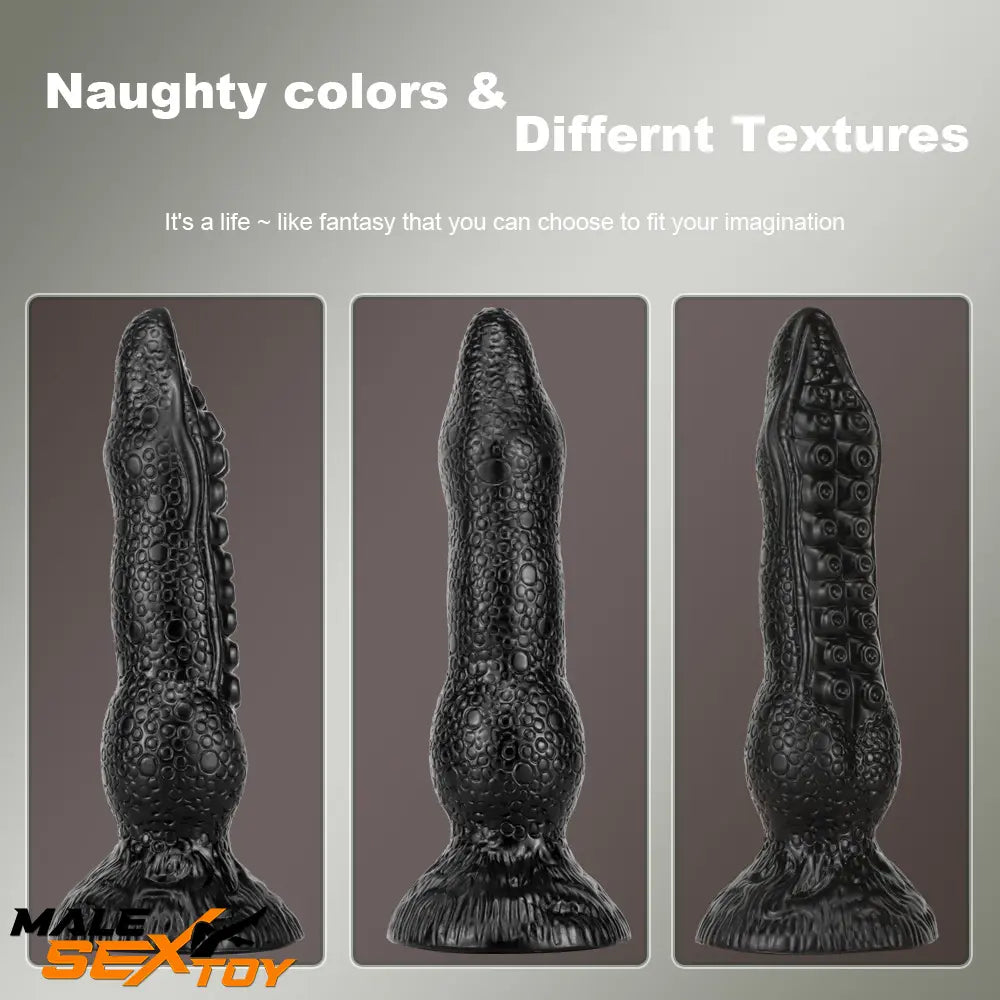 7.08in 9.06in 10.24in 11.81in Fantasy Tentacle Octopus PVC Large Dildo Male Sex Toy
