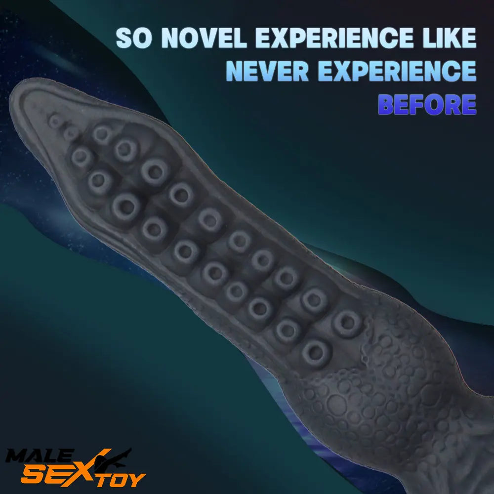 7.08in 9.06in 10.24in 11.81in Octopus Tentacles Odd Silicone Flexible Dildo Male Sex Toy