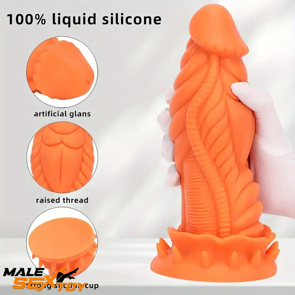 9.84in Big Monster Silicone Flexible Dragon Dildo For Women Orgasm Male Sex Toy