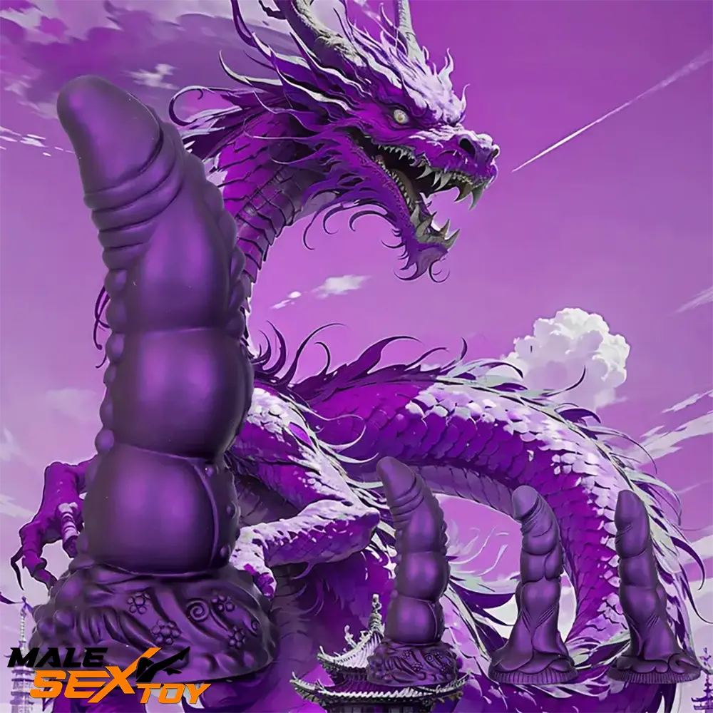 7.87in 8.1in 9.25in Animal Dragon Monster Silicone Dildo For Clit Sex Male Sex Toy