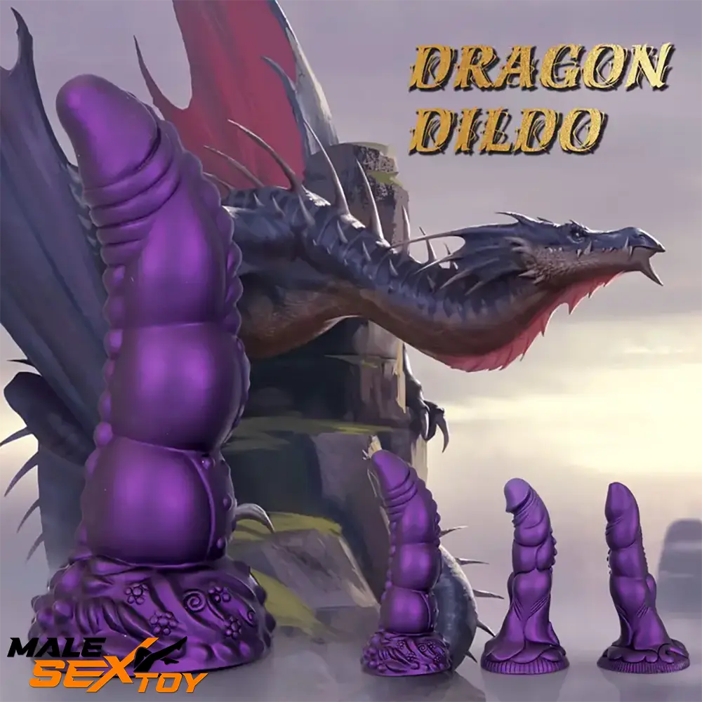 7.87in 8.1in 9.25in Animal Dragon Monster Silicone Dildo For Clit Sex Male Sex Toy
