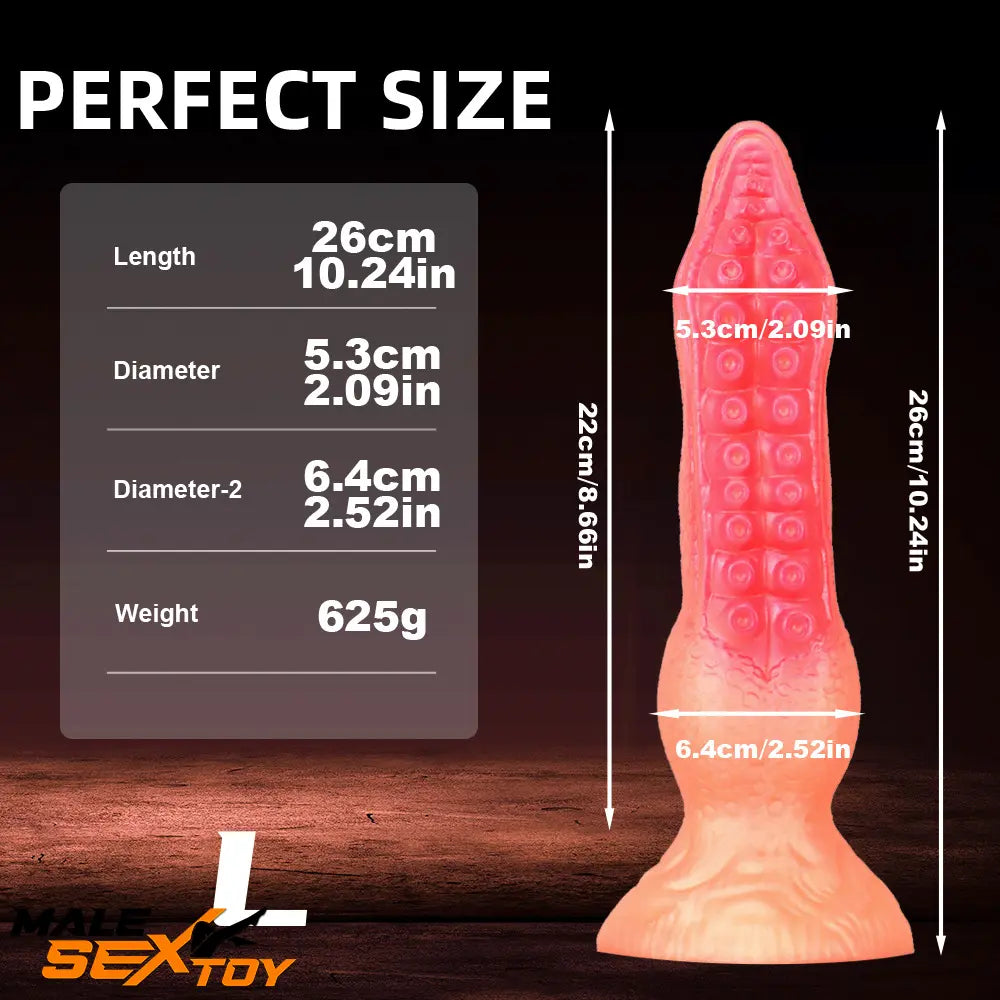7.08in 9.06in 10.24in 11.81in Octopus Tentacles Odd Silicone Flexible Dildo Male Sex Toy