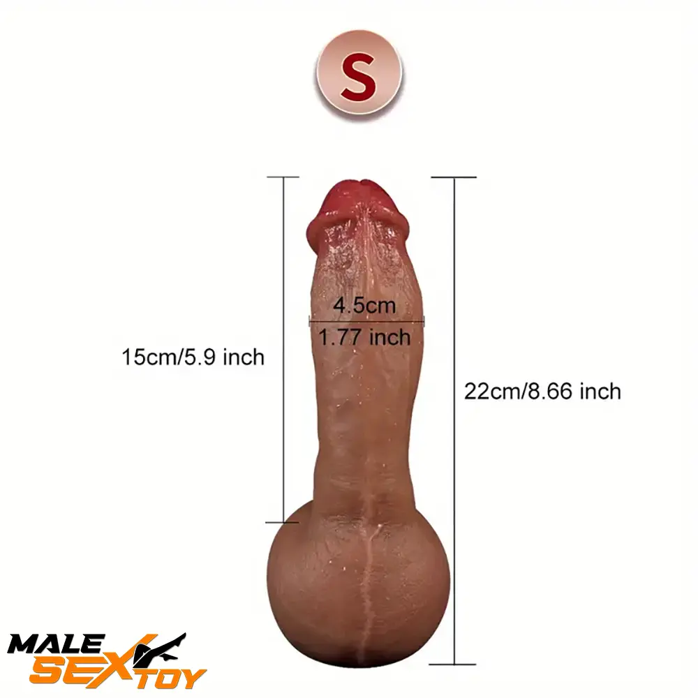 8.66in 9in 9.25in Real Skin Silicone Soft Big Penis Dildo For Women Sex Male Sex Toy