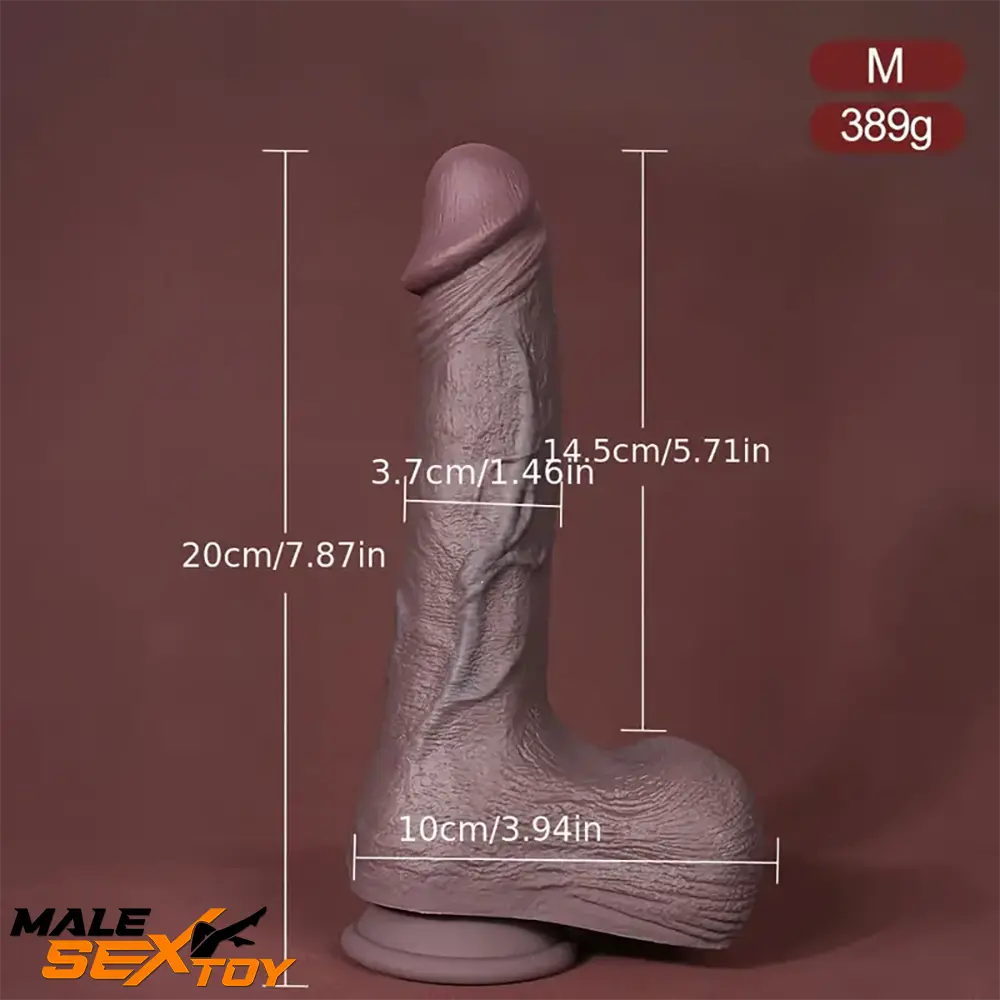 6.1in 7.87in 10.24in Realistic Liquid Silicone Soft Dildo For Gay Women Male Sex Toy