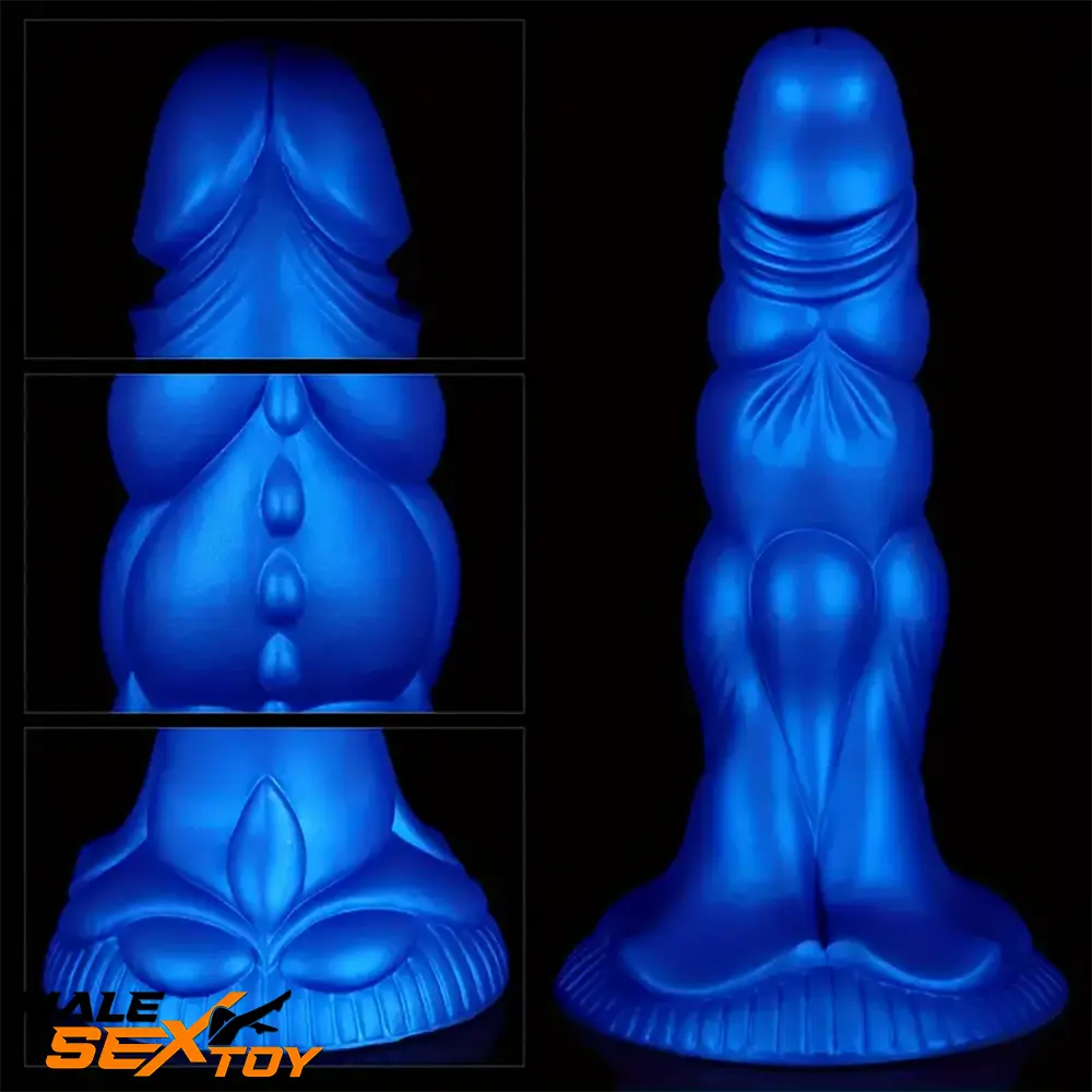 7.87in 8.1in 9.25in Silicone Realistic Monster Soft Bendable Large Dildo Male Sex Toy