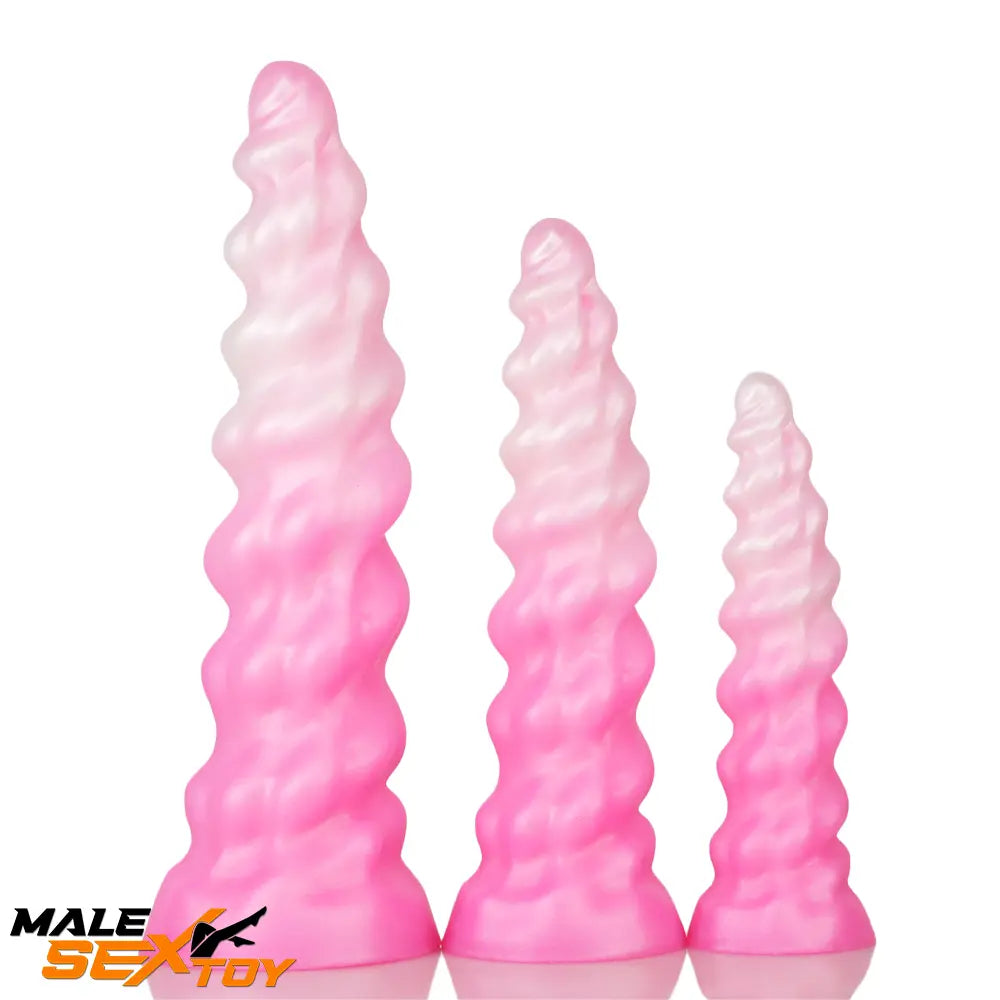 7.09in 9.05in 11.26in Silicone Fantasy Real Soft Cock Dildo For Anal Sex Male Sex Toy