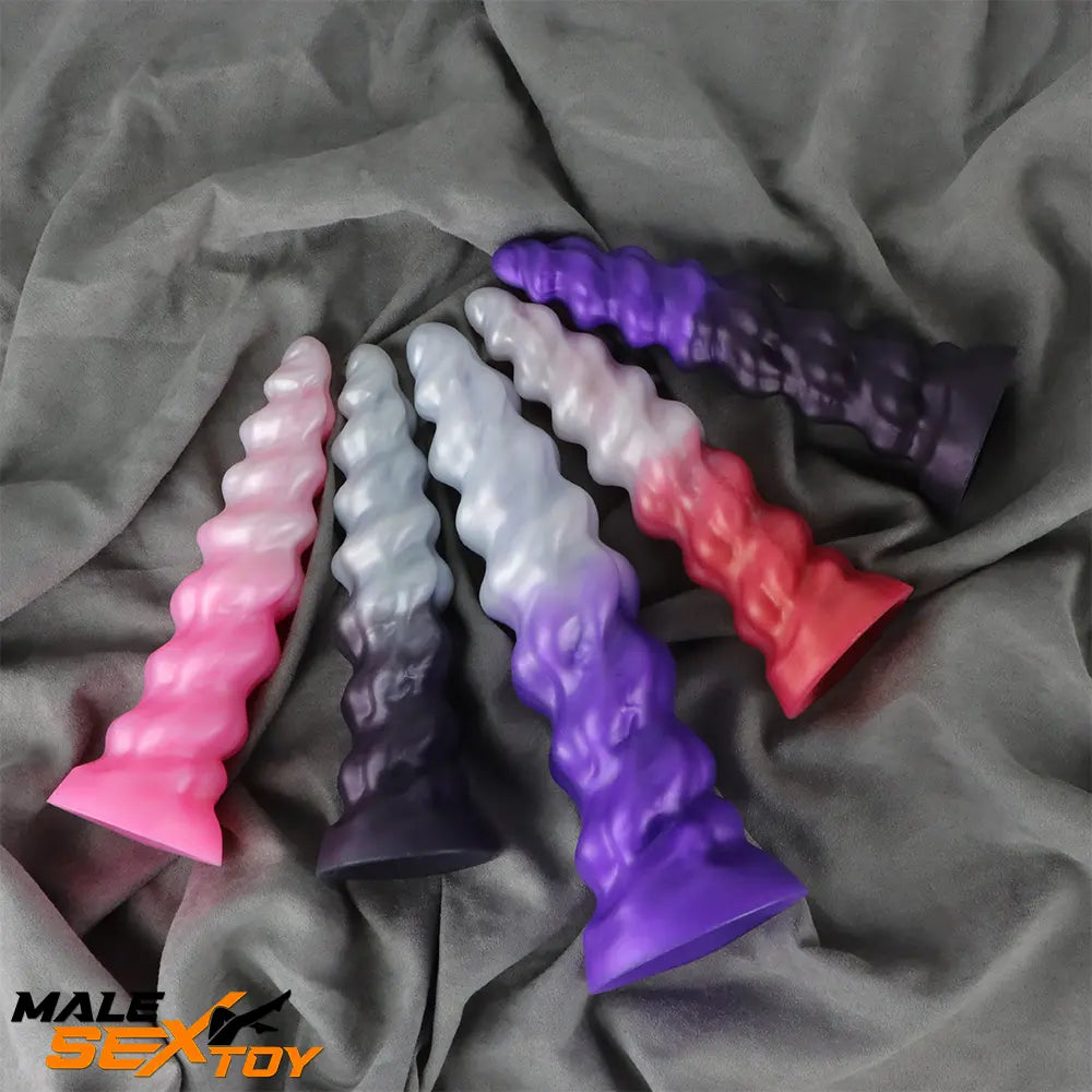 7.09in 9.05in 11.26in Silicone Fantasy Real Soft Cock Dildo For Anal Sex Male Sex Toy