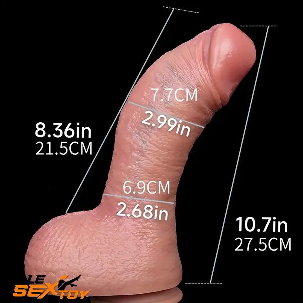10.7in Soft Silicone Big Wide Dildo For Female Pleasure Couple Adults Male Sex Toy