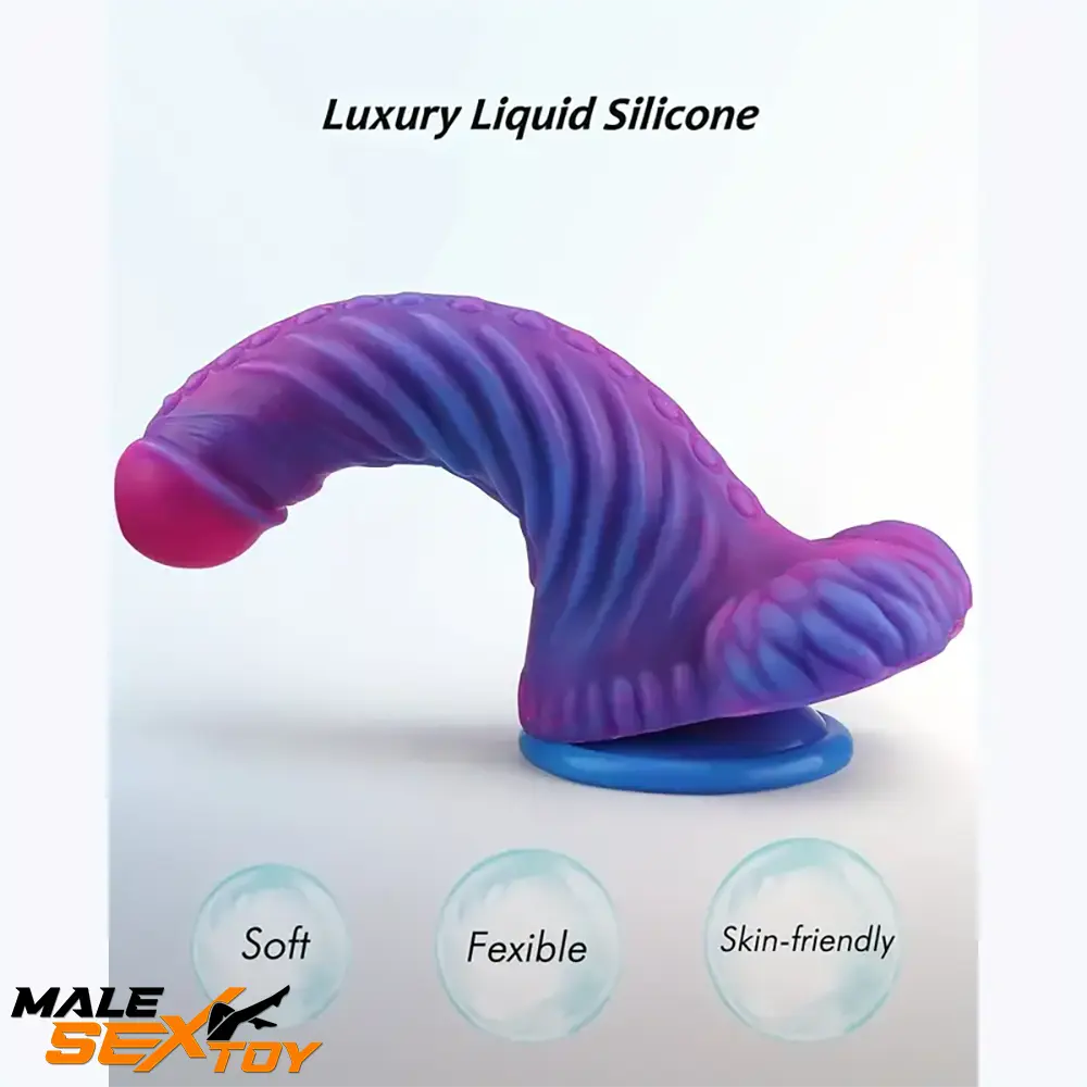 7.48in Soft Silicone Fantasy Monster Body Safe Dildo For Women Toy Male Sex Toy