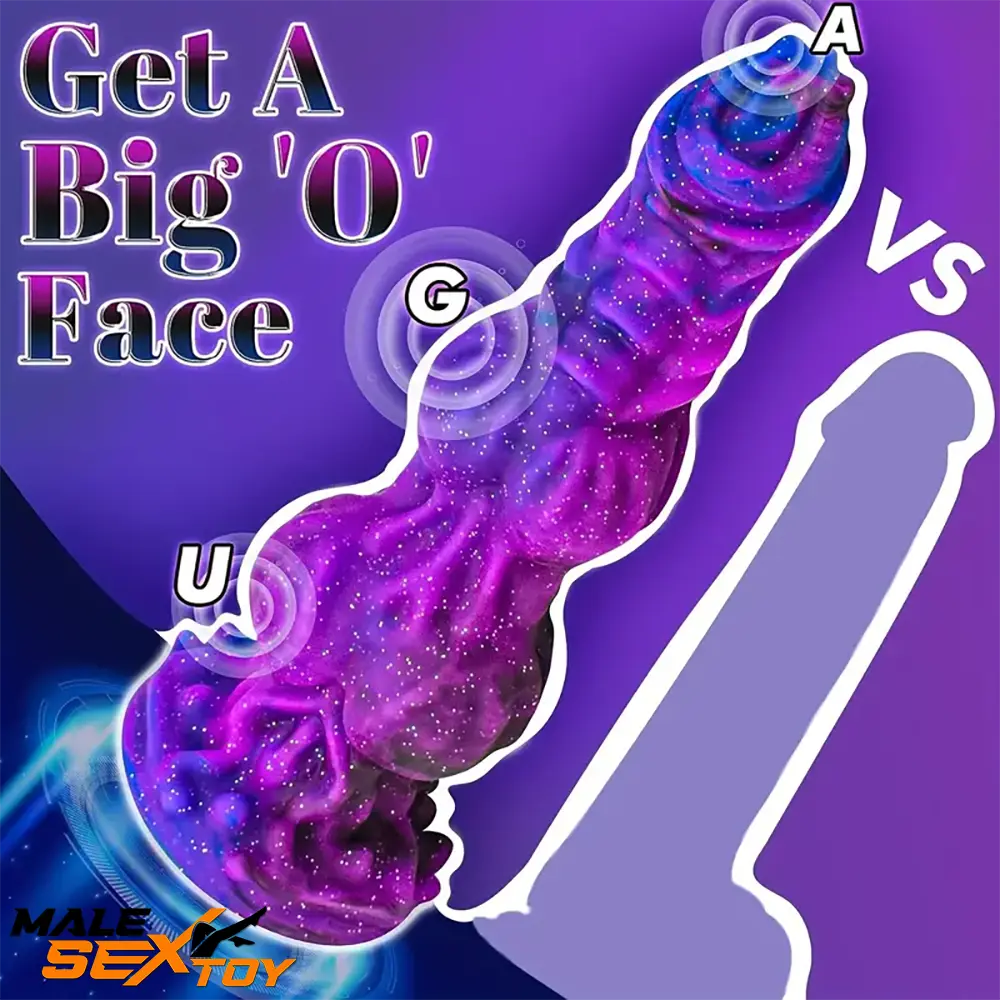 9.65in Fantasy Soft Silicone Monster Knot Dildo For Couples Love Sex Male Sex Toy
