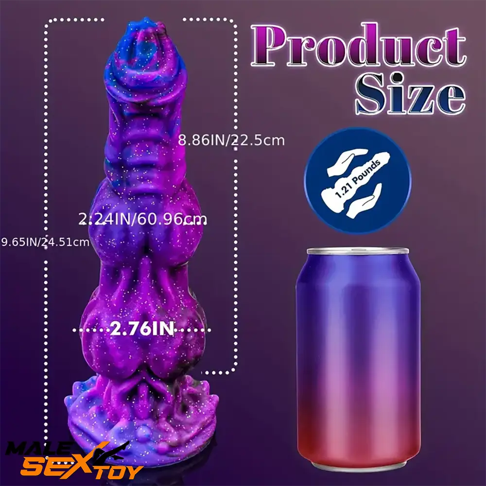 9.65in Fantasy Soft Silicone Monster Knot Dildo For Couples Love Sex Male Sex Toy