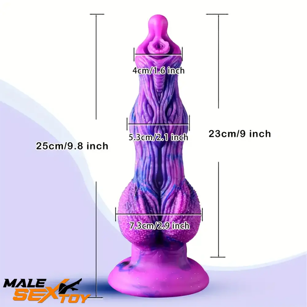9.8in Fantasy Animal Soft Silicone Dog Monster Dildo For Couples Sex Male Sex Toy