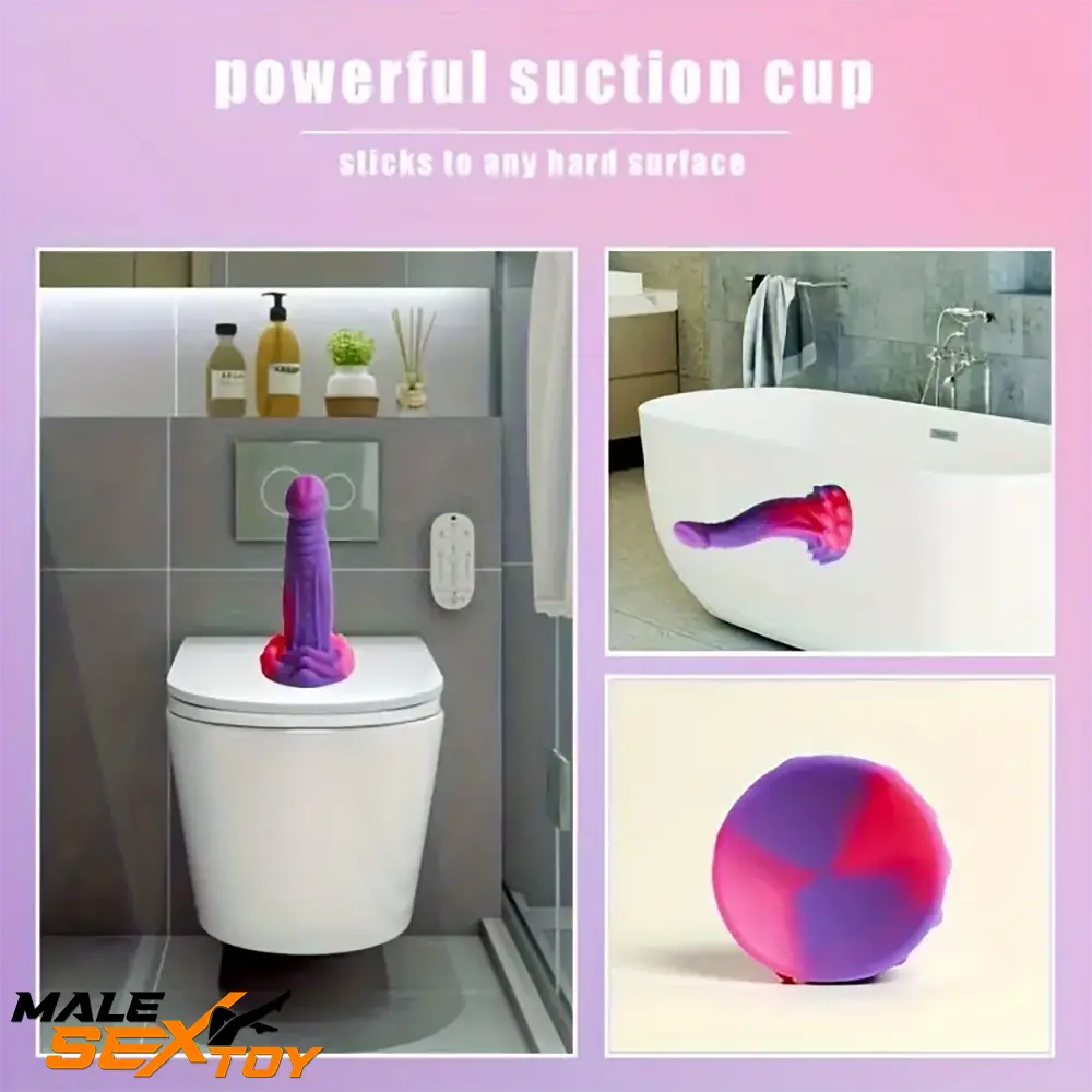 8.07in Fantasy Monster Silicone Soft Big Dildo For Intense Massaging Male Sex Toy
