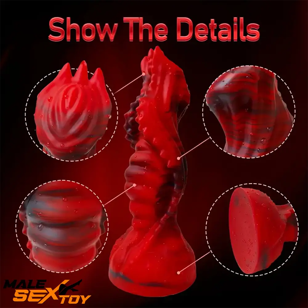 8.6in Large Odd Silicone Soft Monster Dildo For Gay Men Sex Orgasm Male Sex Toy