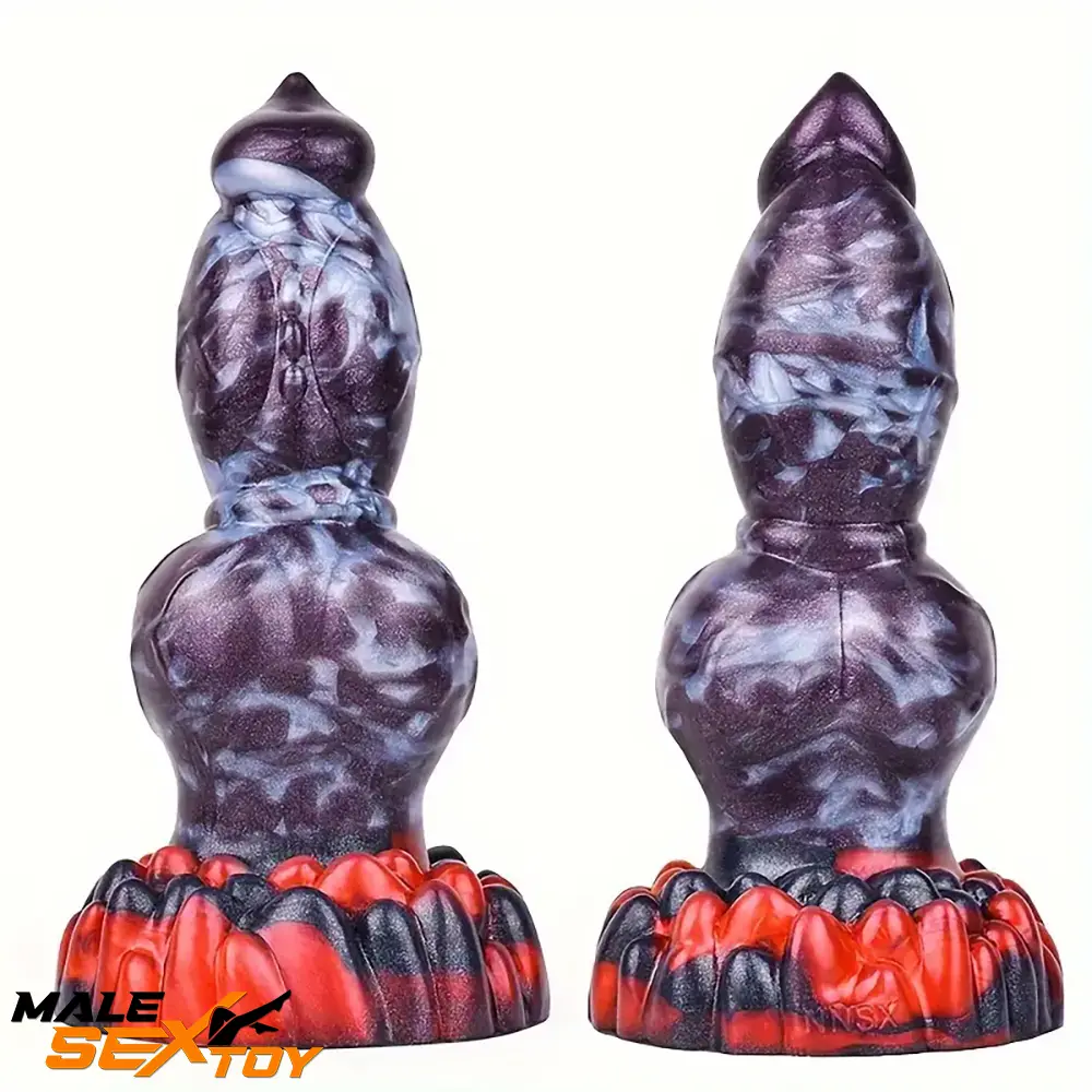 7.87in 7.99in 9.25in Soft Silicone Dog Dildo For Vagina Knot Sex Toy Male Sex Toy