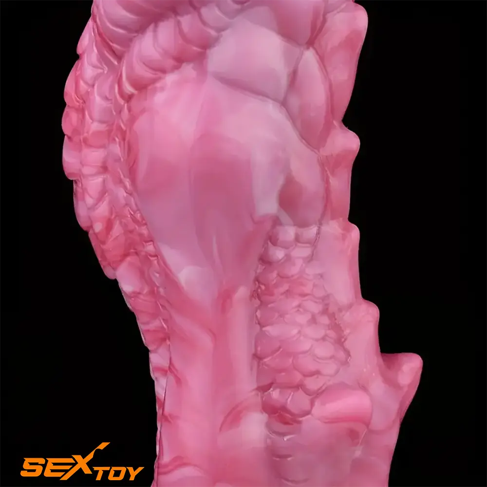 8.03in Realistic Animal Alien Dragon Ejaculating Silicone Penis Dildo Male Sex Toy