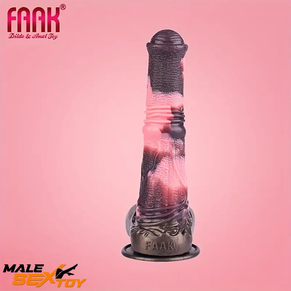11in 9.8in 11.2in 9.8in Soft Silicone Fantasy Large Horse Animal Dildo Male Sex Toy