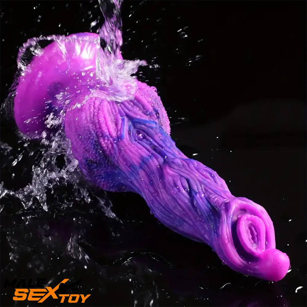 9.8in Fantasy Animal Soft Silicone Dog Monster Dildo For Couples Sex Male Sex Toy