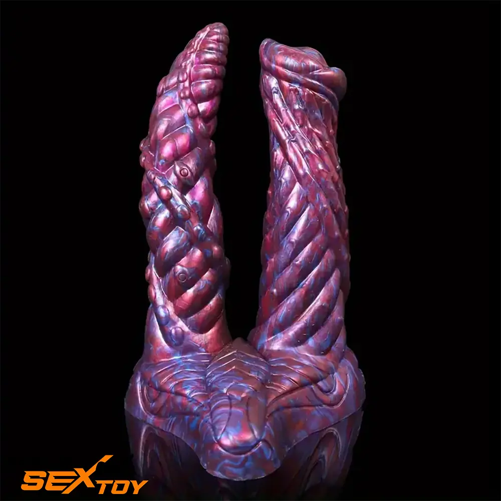 7.64in 7.99in 8.07in Fantasy Silicone Double Heads Dildo For Gay Sex Male Sex Toy