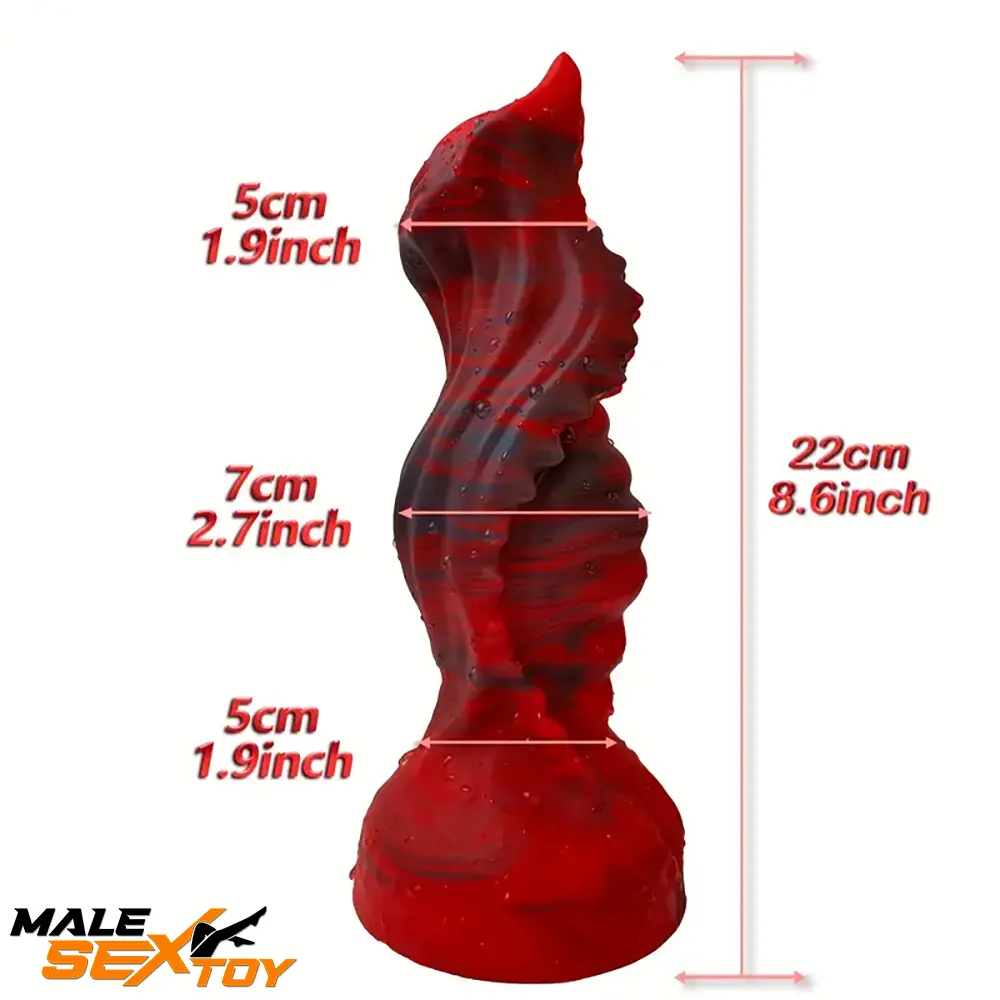 8.6in Large Odd Silicone Soft Monster Dildo For Gay Men Sex Orgasm Male Sex Toy
