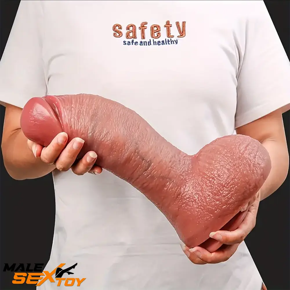 10.7in Soft Silicone Big Wide Dildo For Female Pleasure Couple Adults Male Sex Toy