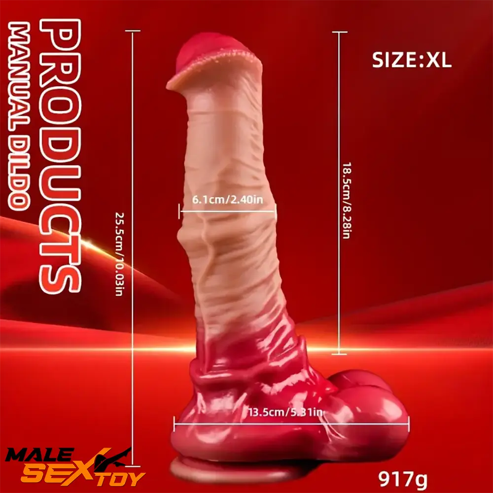 7.4in 8.46in 9.44in 10.03in 11.22in Big Silicone Soft Horse Cock Dildo Male Sex Toy