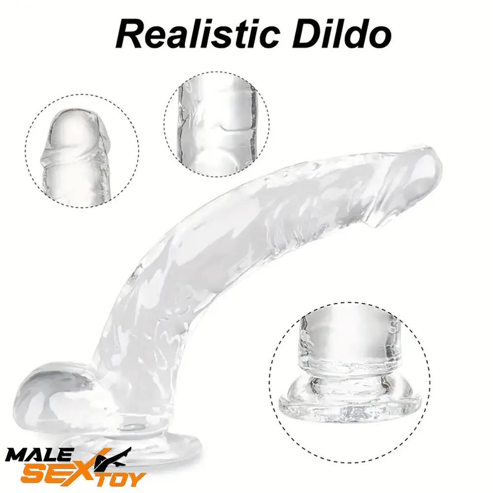 Multiple Lengths Clear Dildo For Women Men Gay Lesbian Sex Playing Male Sex Toy