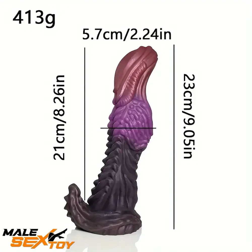 9.05in Large Odd Silicone Soft Dragon Monster Dildo For Anal Orgasm Male Sex Toy