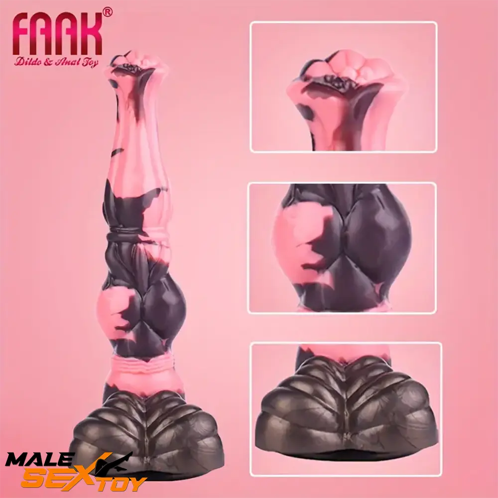 11in 9.8in 11.2in 9.8in Soft Silicone Fantasy Large Horse Animal Dildo Male Sex Toy