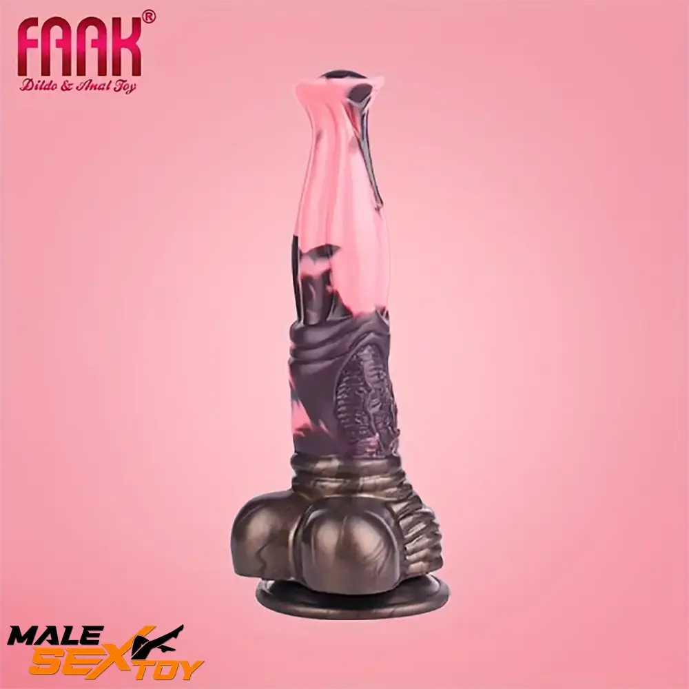 11in 9.8in 11.2in 9.8in Soft Silicone Fantasy Large Horse Animal Dildo Male Sex Toy