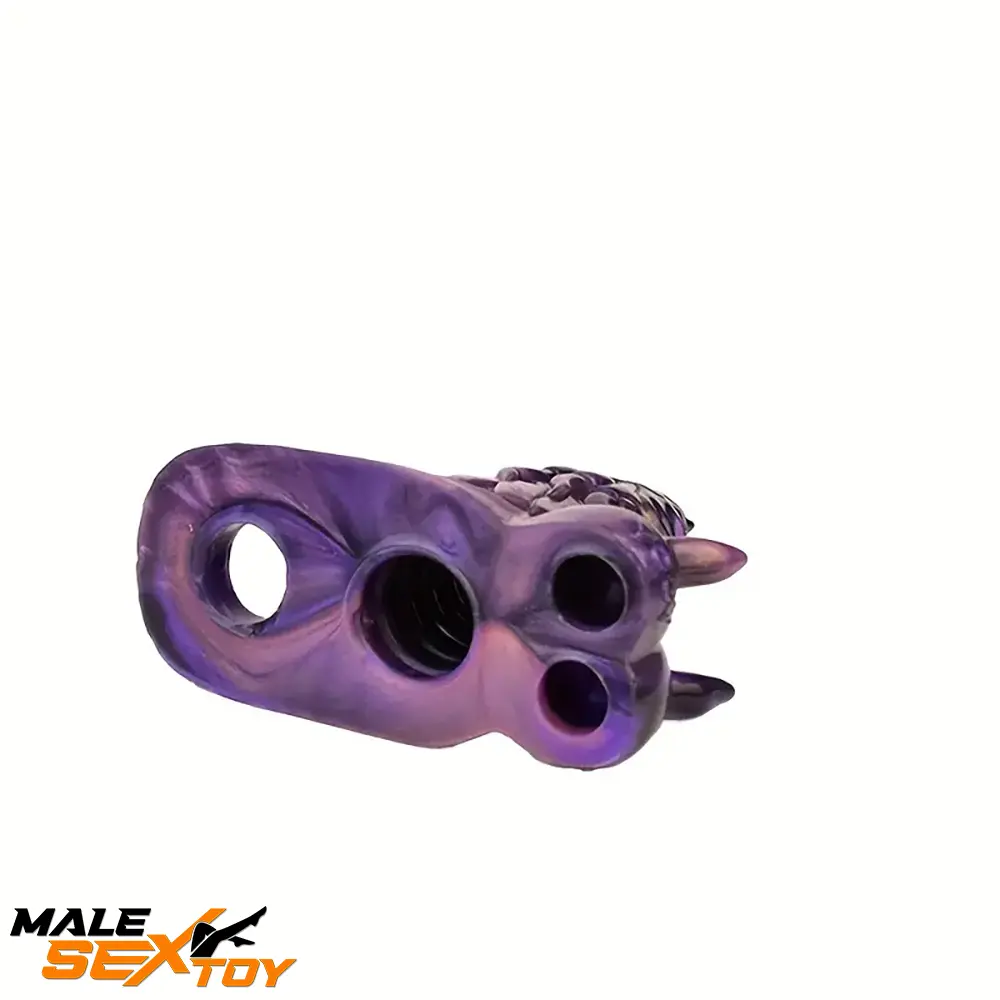 5.91in Liquid Silicone Dragon Fantasy Hollow Dildo Sleeve For Sex Toy Male Sex Toy