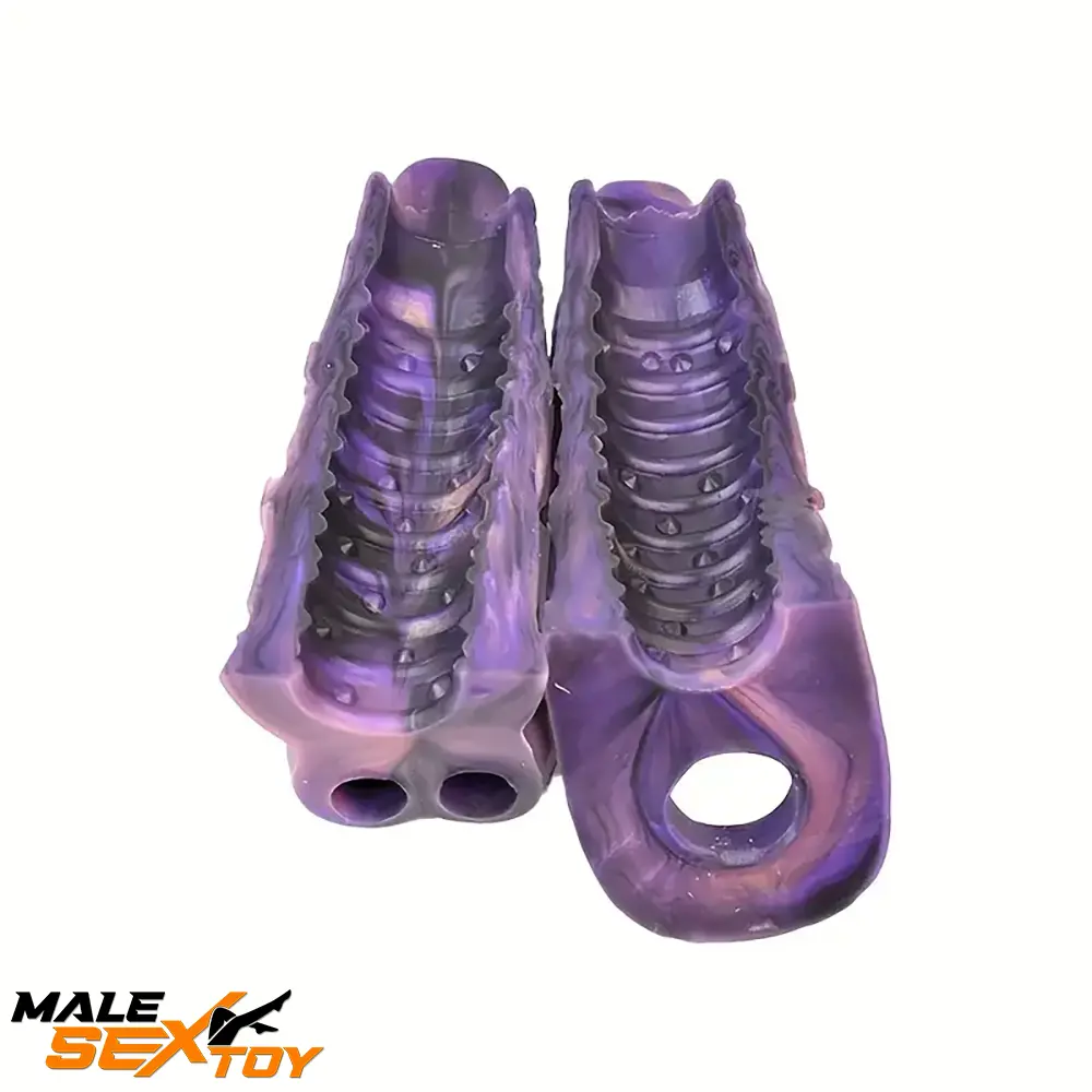 5.91in Liquid Silicone Dragon Fantasy Hollow Dildo Sleeve For Sex Toy Male Sex Toy