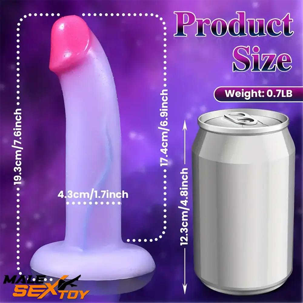 7.6in Realistic Silicone Soft Dildo Sex Toy For Women Men Sex Toy Male Sex Toy