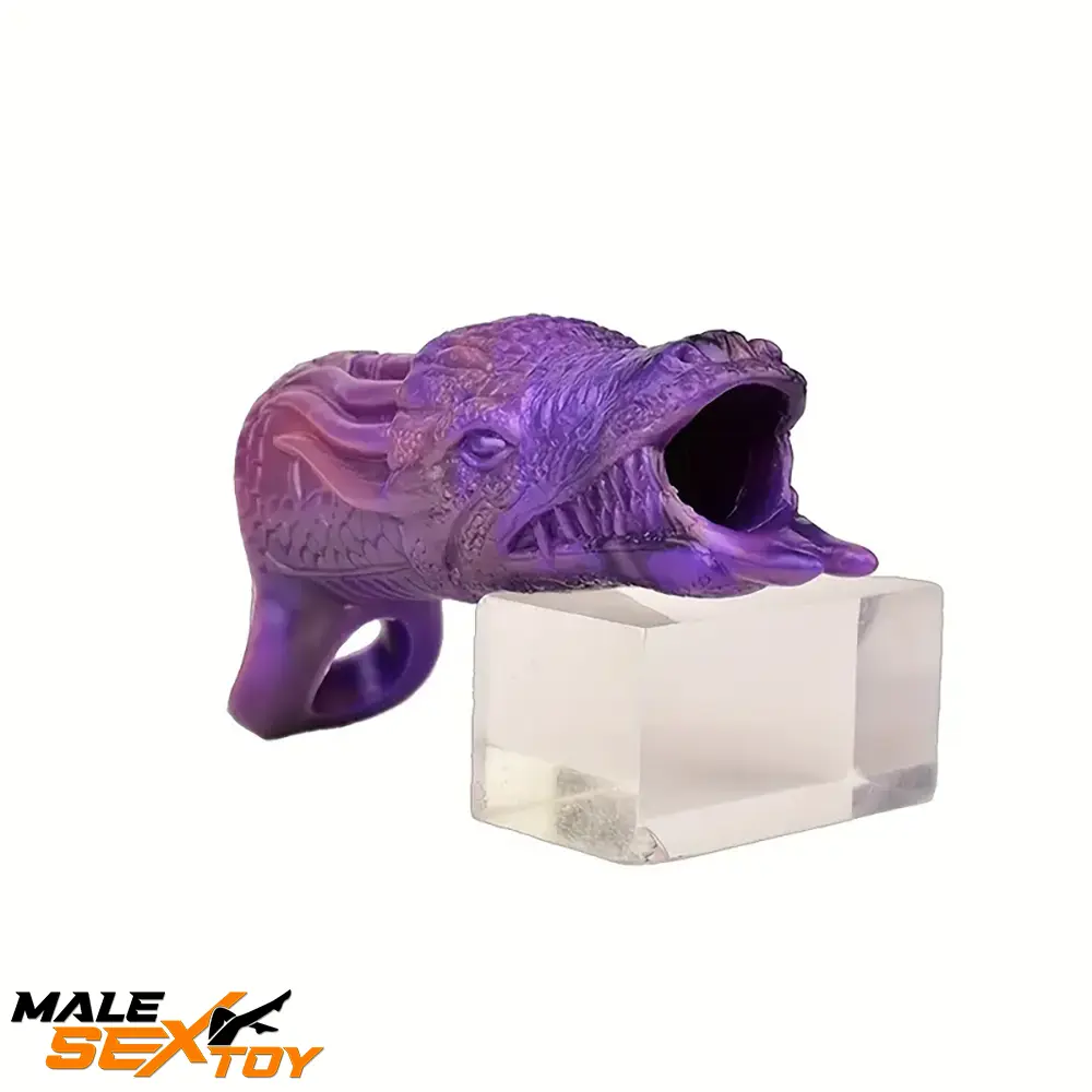 5.91in Liquid Silicone Dragon Fantasy Hollow Dildo Sleeve For Sex Toy Male Sex Toy