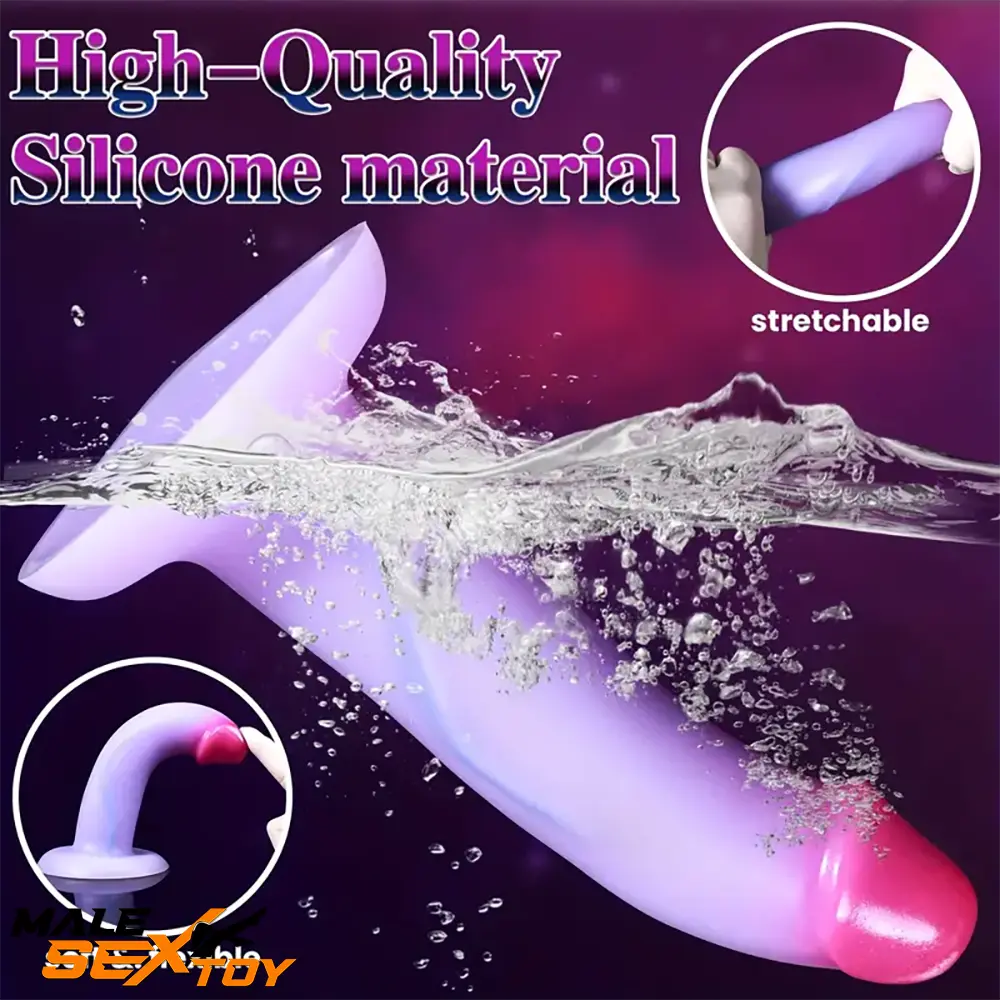 7.6in Realistic Silicone Soft Dildo Sex Toy For Women Men Sex Toy Male Sex Toy