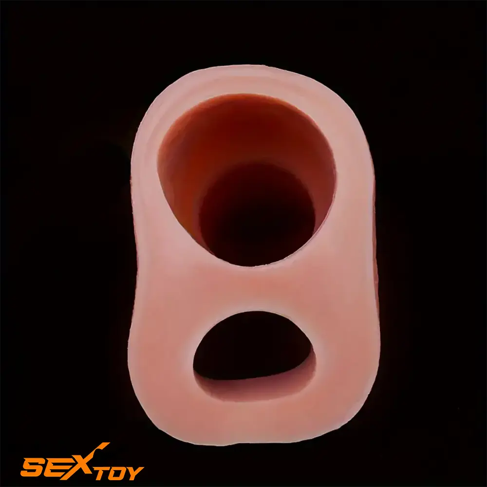 8.46in Realistic Large Silicone Soft Dildo Sleeve With Pearl Love Toy Male Sex Toy