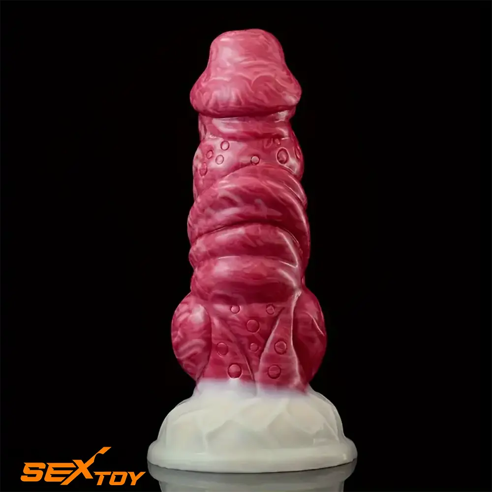 6.89in Liquid Silicone Monster Fantasy Dildo For Couples Sex Play Male Sex Toy