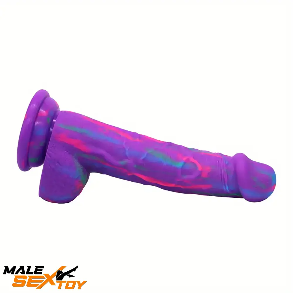 7.3in Superb Silicone Real Feeling Soft Dildo For Prostate Sex Toy Male Sex Toy