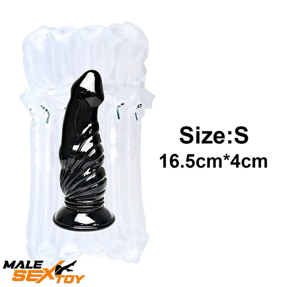 6.4in 8.4in Fantasy Big Black Dildo For Male Female Anal Vaginal Toy Male Sex Toy