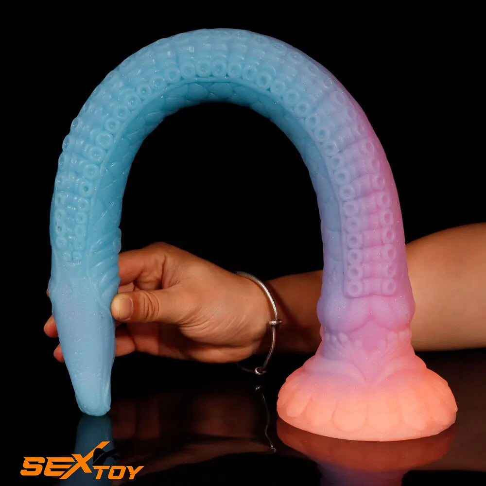 17.91in Super Big Long Silicone Soft Snake Dildo For Animal Sex Male Sex Toy