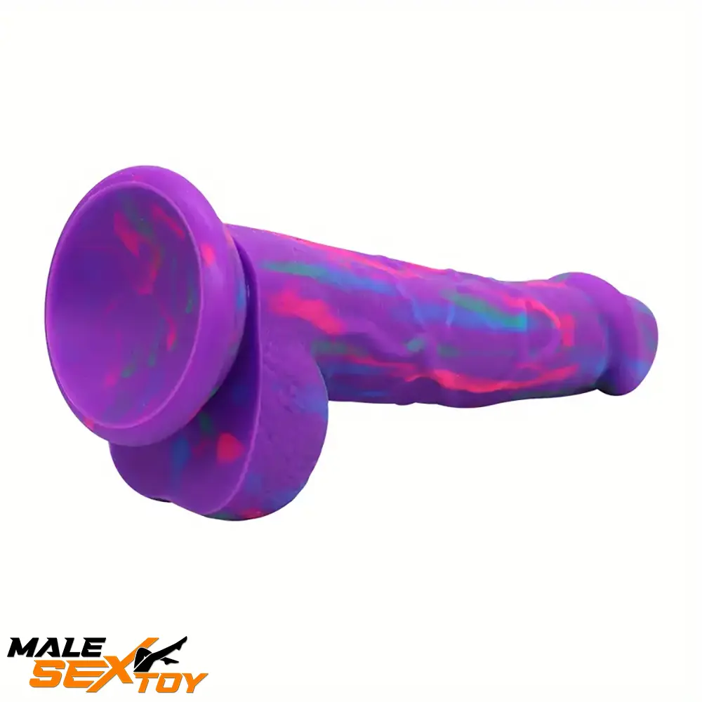 7.3in Superb Silicone Real Feeling Soft Dildo For Prostate Sex Toy Male Sex Toy
