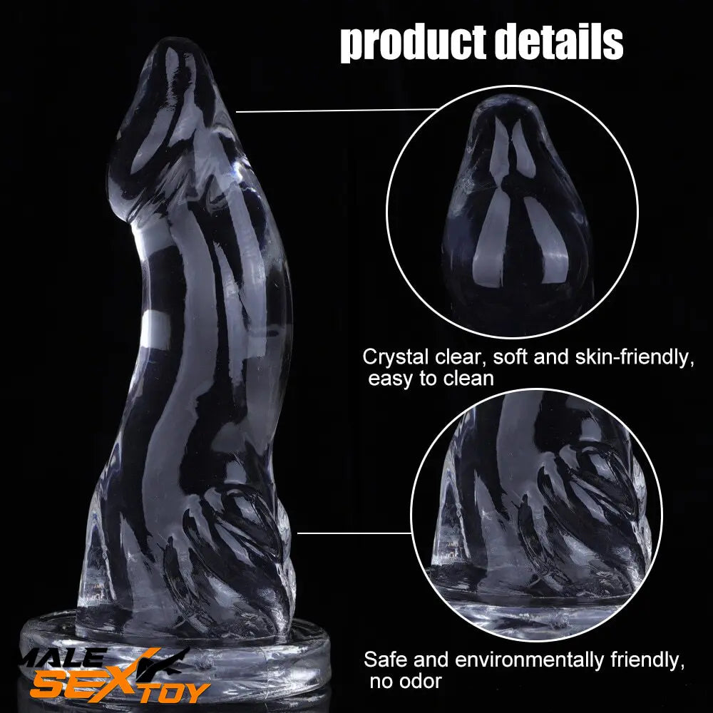 7.48in 8.46in 9.44in Clear Big Dildo Sex Toy For Orgasm Fucking Male Sex Toy