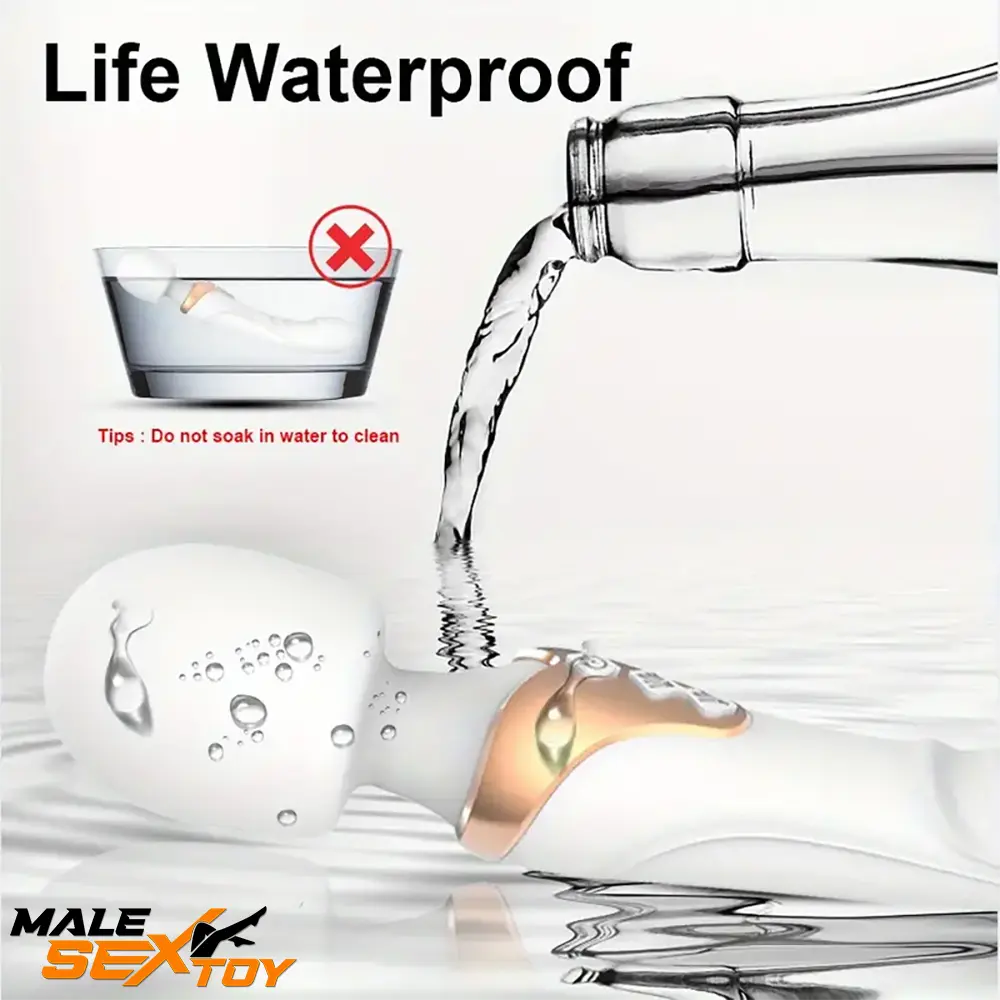 9.96in Dual Motor Silicone Large Wand G-Spot Vibrating Automatic Dildo Male Sex Toy