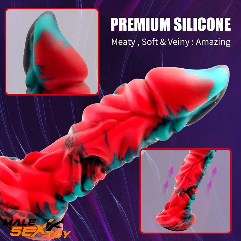 10.63in Super Fantasy Big Silicone Soft Dildo For Anal Vaginal Massage Male Sex Toy