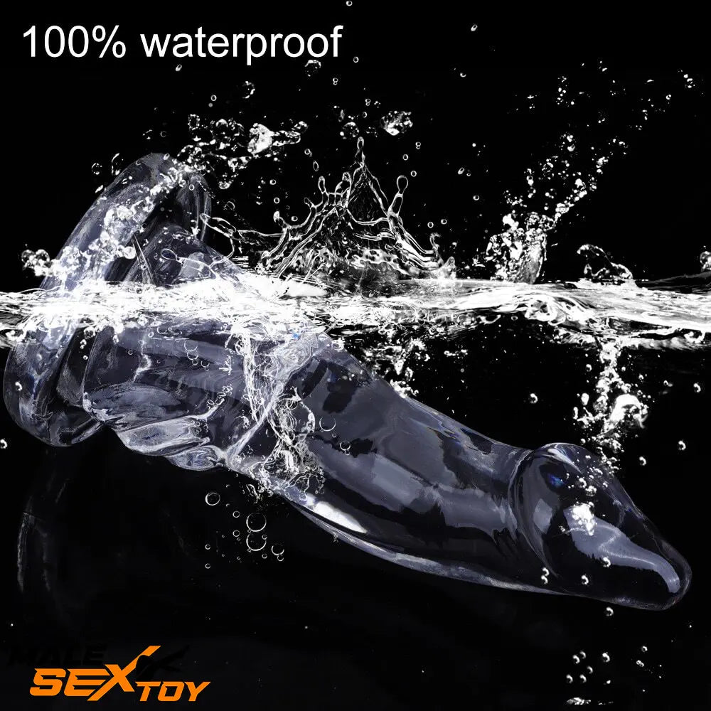 7.48in 8.46in 9.44in Clear Big Dildo Sex Toy For Orgasm Fucking Male Sex Toy