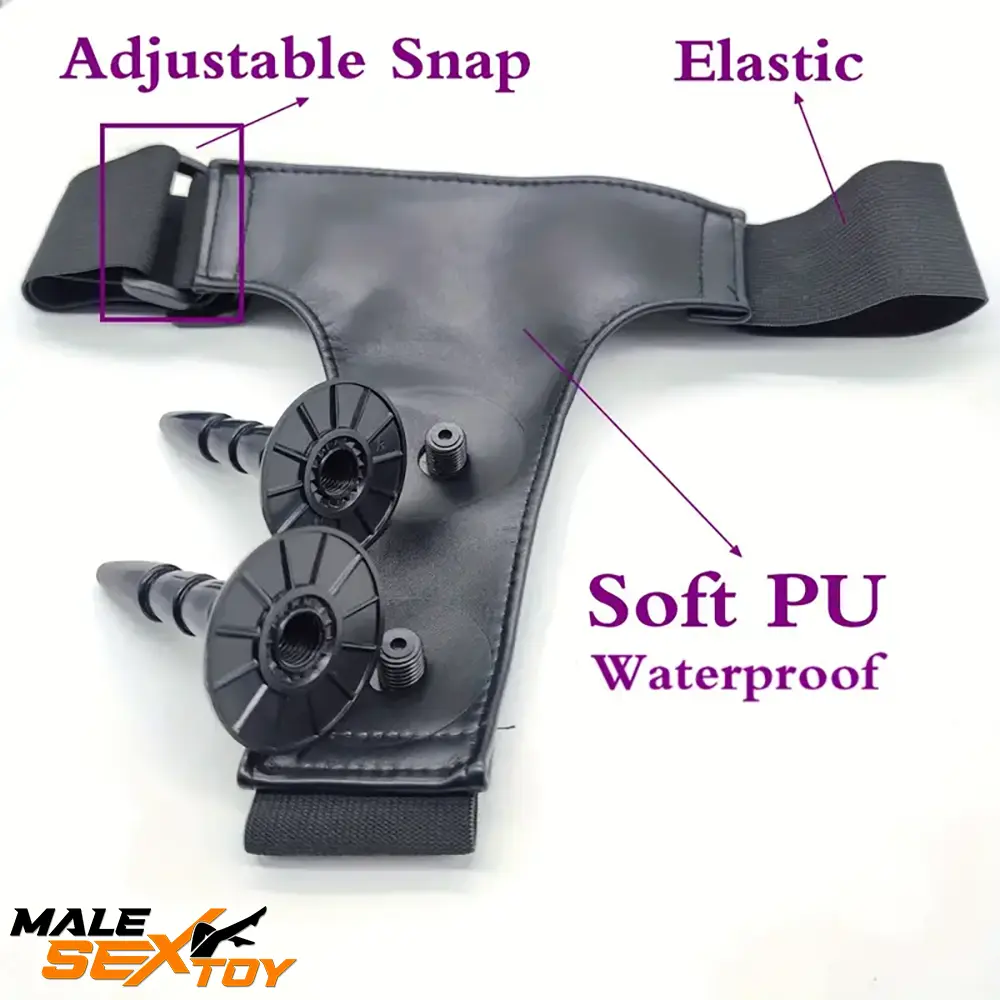 5.9in 7.1in Wearable Adjustable Panty Harness Strap on Dildo Love Toy Male Sex Toy