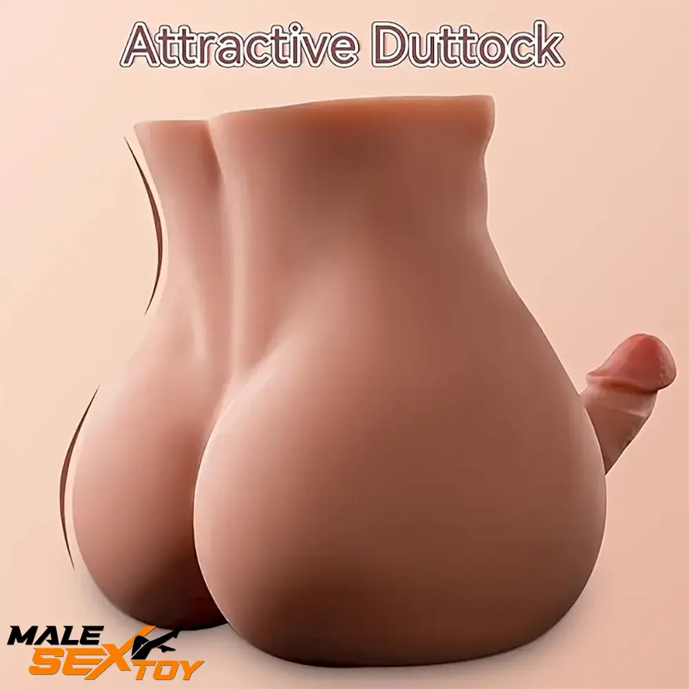 7.87in Premium Realistic Silicone Flexible Dildo Sex Torso For Women Male Sex Toy