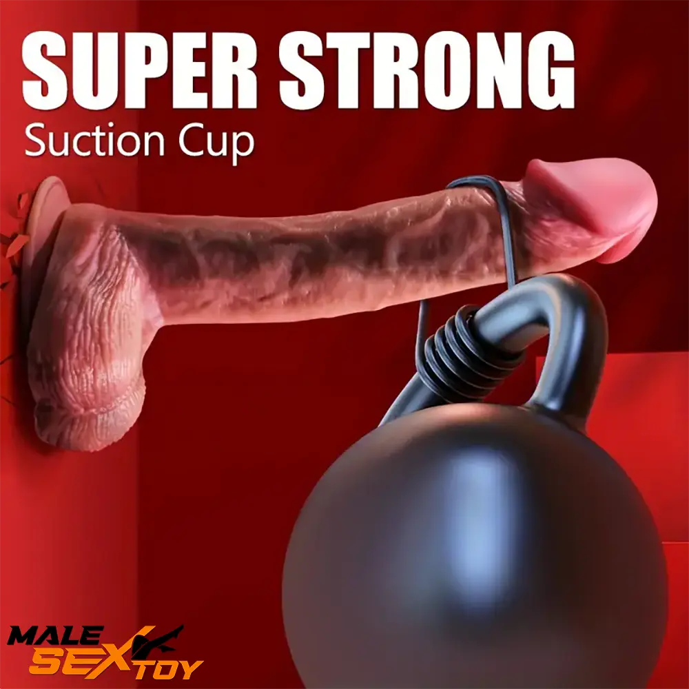 9.05in Realistic Silicone Soft Unisex Big Dildo For Anal Sex Toy Male Sex Toy